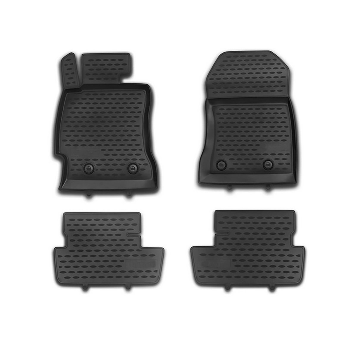 Toyota GT 86 Floor Mats - Omac - Rubber TPE - Black - 2012